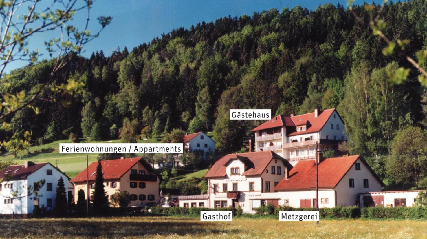 Gasthof Hotel Schwarzes Ross Bad Berneck im Fichtelgebirge Exterior photo